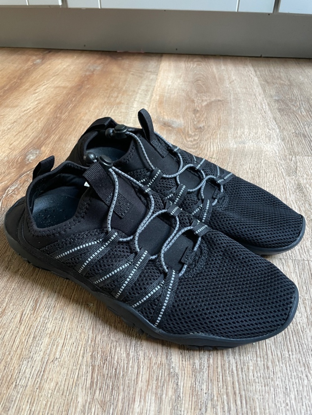 All in Motion Black Perforated Sneakers‎